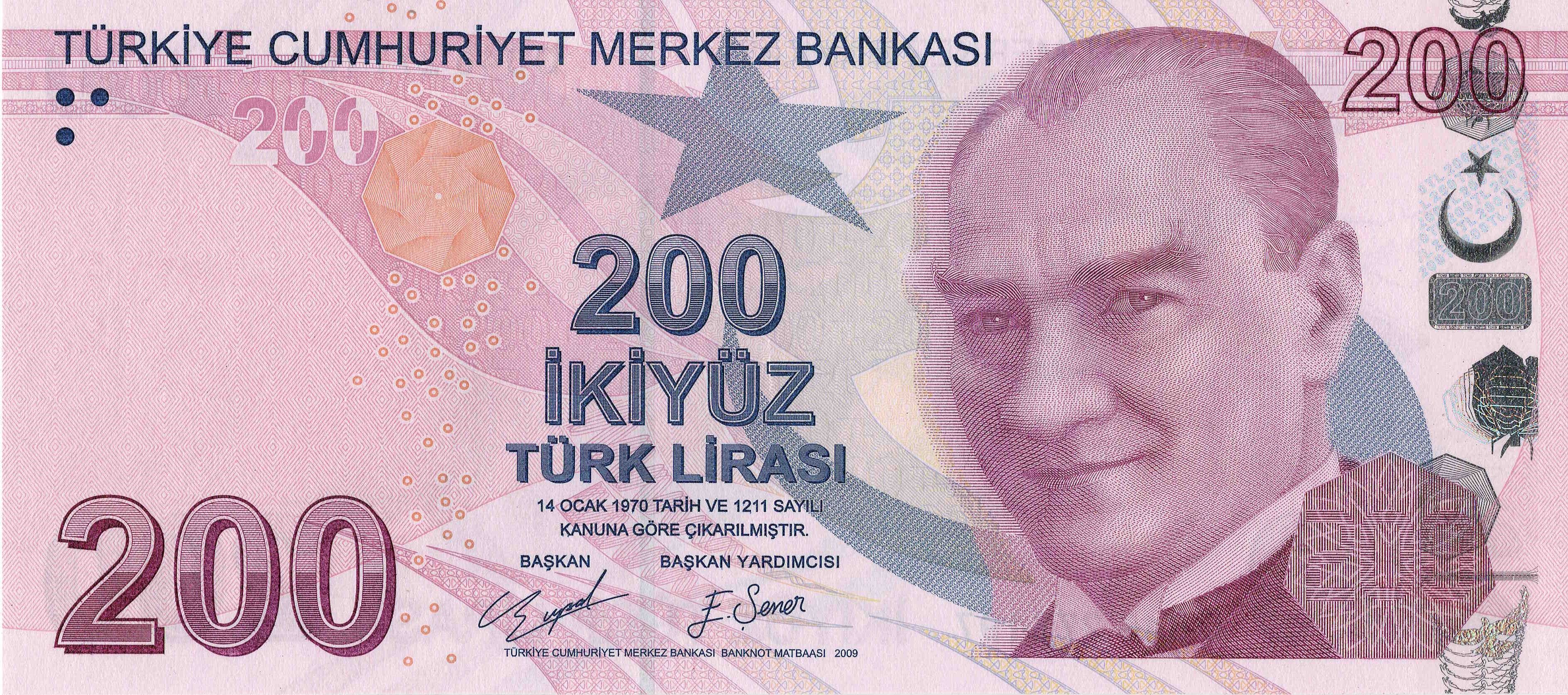 200 Türk Lirası